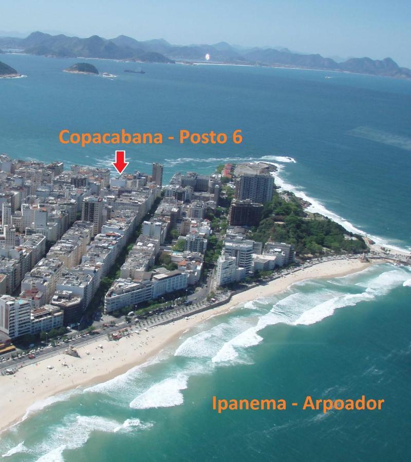 Apartamento Pe Na Areia Na Quadra Copacabana Localizacao Rio Wifi 100mb *